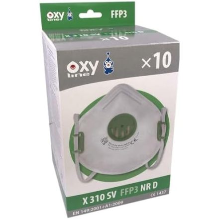 Oxyline pormaszk  X 310 SV FFP3 NRD félálarc